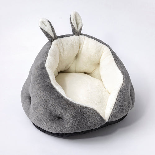 🐰 Bunny Ear Pet Bed – Soft, Stylish, and Seriously Adorable